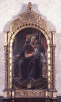 Filippo Lippi (Firenze 1406 circa - Spoleto 1469), Madonna con il Bambino, datato 1437, Tempera su tavola, 114 x 65 cm, Roma, Galleria Nazionale d’Arte Antica, Palazzo Barberini