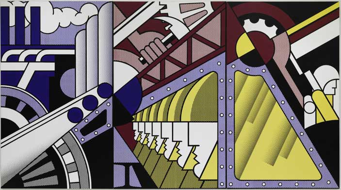 Roy Lichtenstein (New York 1923-1997) Preparativi, 1968, olio e acrilico Magna su tre tele, cm 304,8 x 548,6. New York, Solomon R. Guggenheim Museum, 69.1885. Foto di Kristopher McKay © Estate of Roy Lichtenstein New York, by SIAE 2016