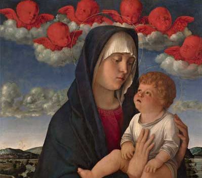 Giovanni Bellini, Madonna dei cherubini rossi, mostra in Giappone